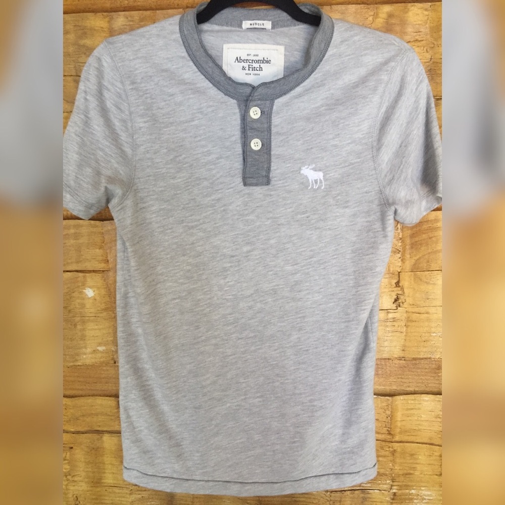 NWOT Abercrombie & Fitch Muscle Tee Grey